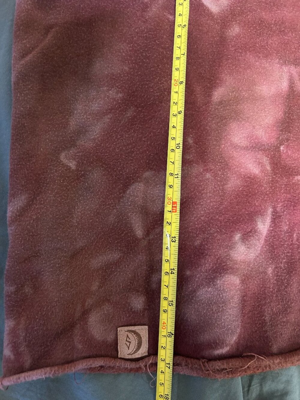 SINEW MOON PEGGY O WRAP SCARF NURSING COVER RUBY BROWN HEMP BAMBOO FLEECE EUC - Picture 9 of 12
